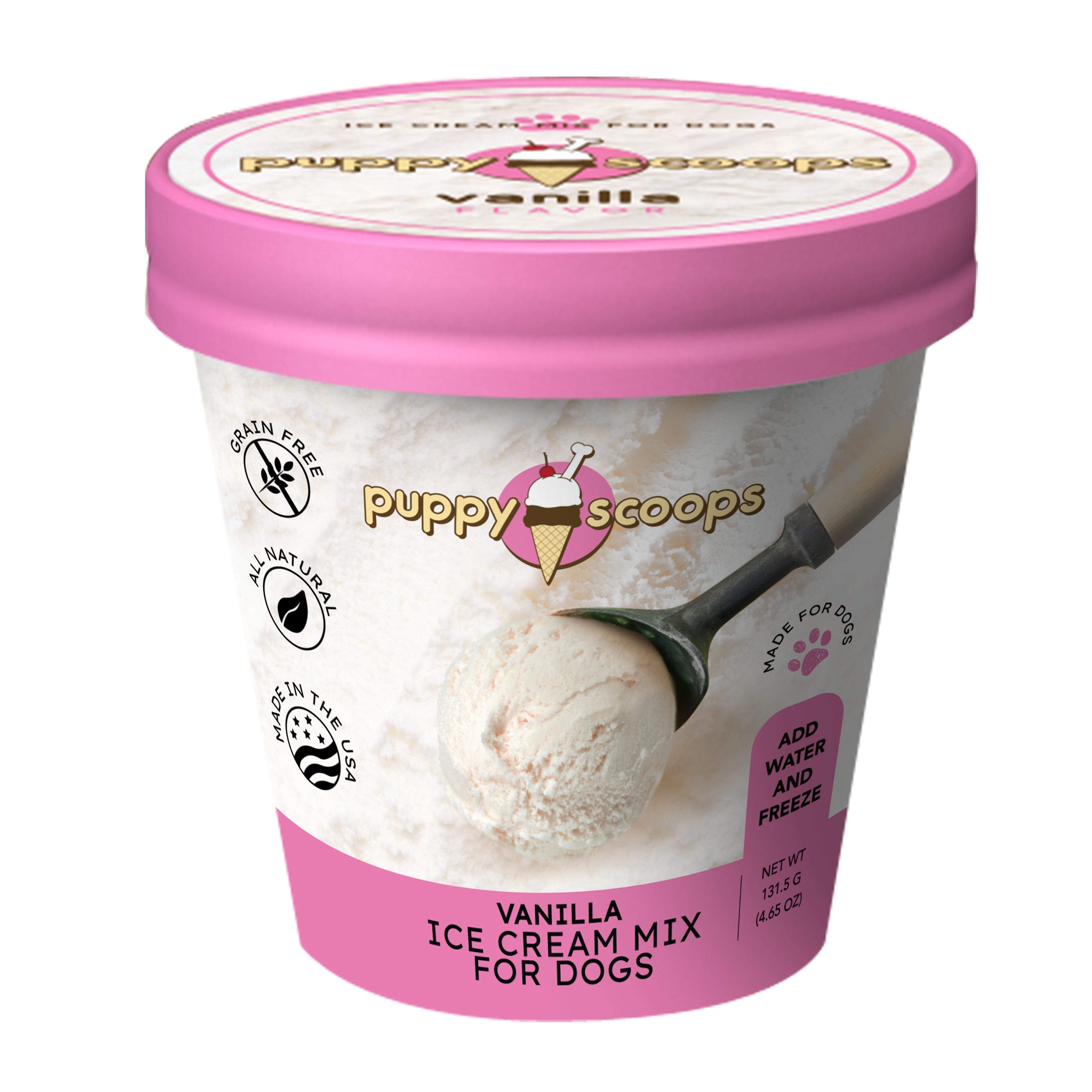 Puppy Cake LLC - Puppy Scoops Ice Cream Mix for Dogs: Maple Bacon / 4.65 oz